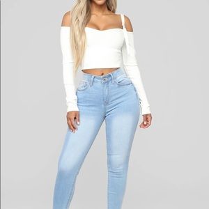 NWT Fashion Nova Off Shoulder Top